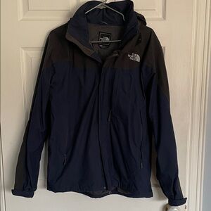 The North Face Men's Navy and Charcoal Jacket